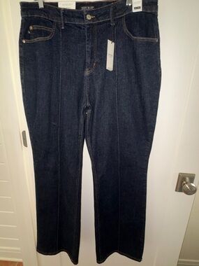 NWT Judy Blue Darling high rise seamed wide leg jeans 20W JB88664 DK